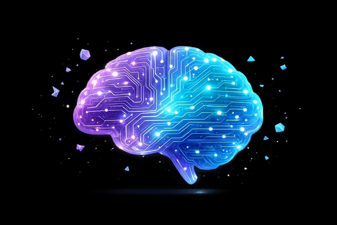 AI-powered brain illustration representing Propelius's intelligent development approach